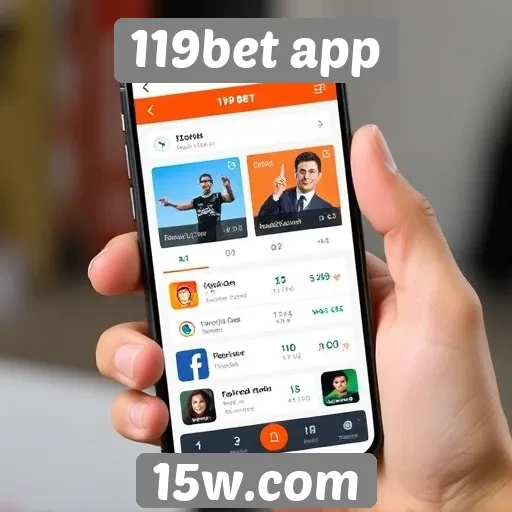 Avaliação da interface do usuário do 119bet app